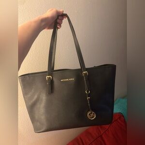Michael Kors Black Saffiano Leather Tote